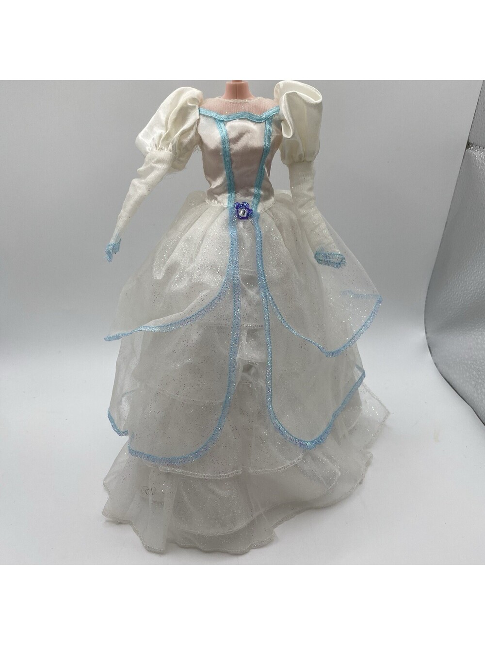 Disney Princess Ariel White Wedding Dress for 11" Doll Replacement B7